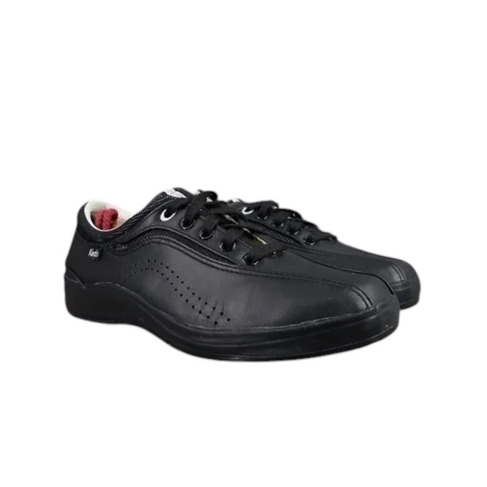 Keds Shoes Womens 6.5 Sneakers Lifestyle Trainers Comfort Leather Black Lace Up